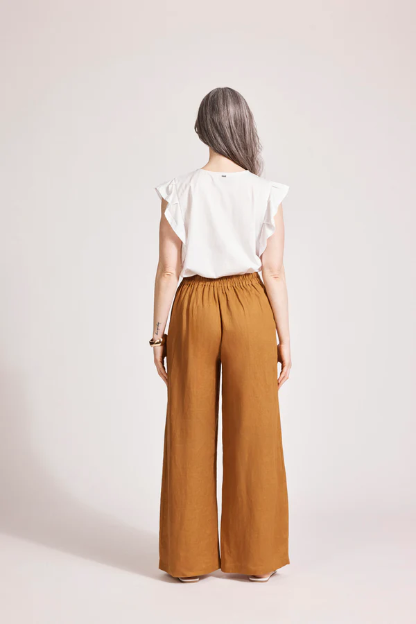 Miramar Palazzo Pant Caramel [sz:extra Small]