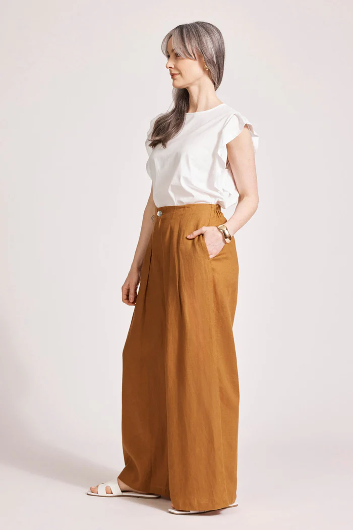 Miramar Palazzo Pant Caramel [sz:extra Small]