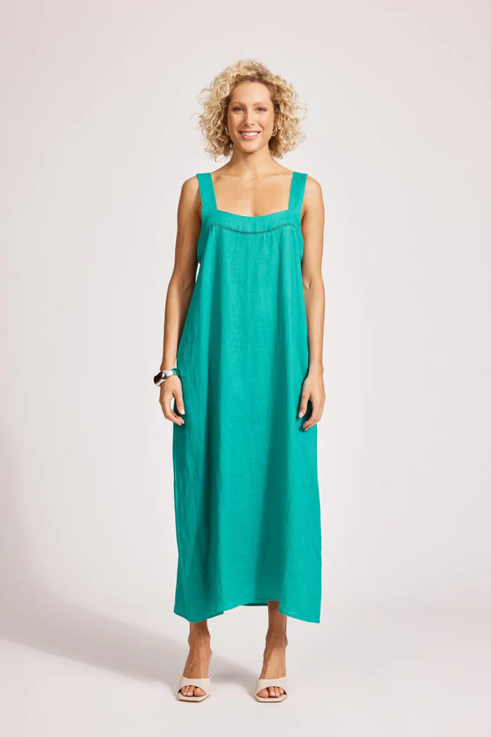 Miramar Tank Maxi Dress Lagoon [sz:extra Small]