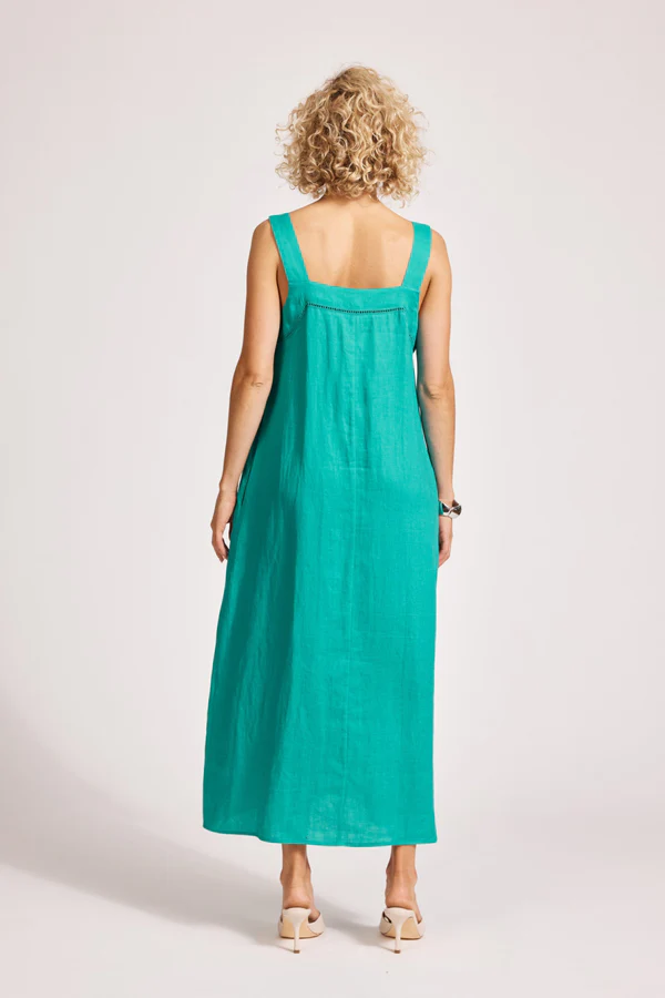 Miramar Tank Maxi Dress Lagoon [sz:extra Small]