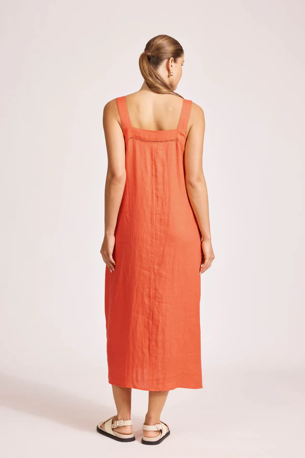 Miramar Tank Maxi Dress Coral [sz:extra Small]