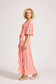 Treville Stripe Maxi Dress Coral [sz:small]