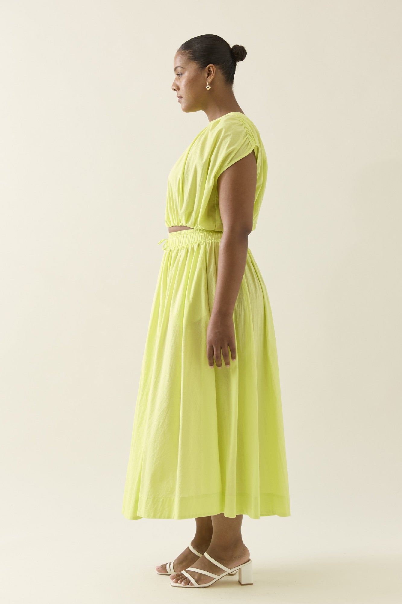Aurora Reversible Crop Top Pomelo [sz:extra Small]