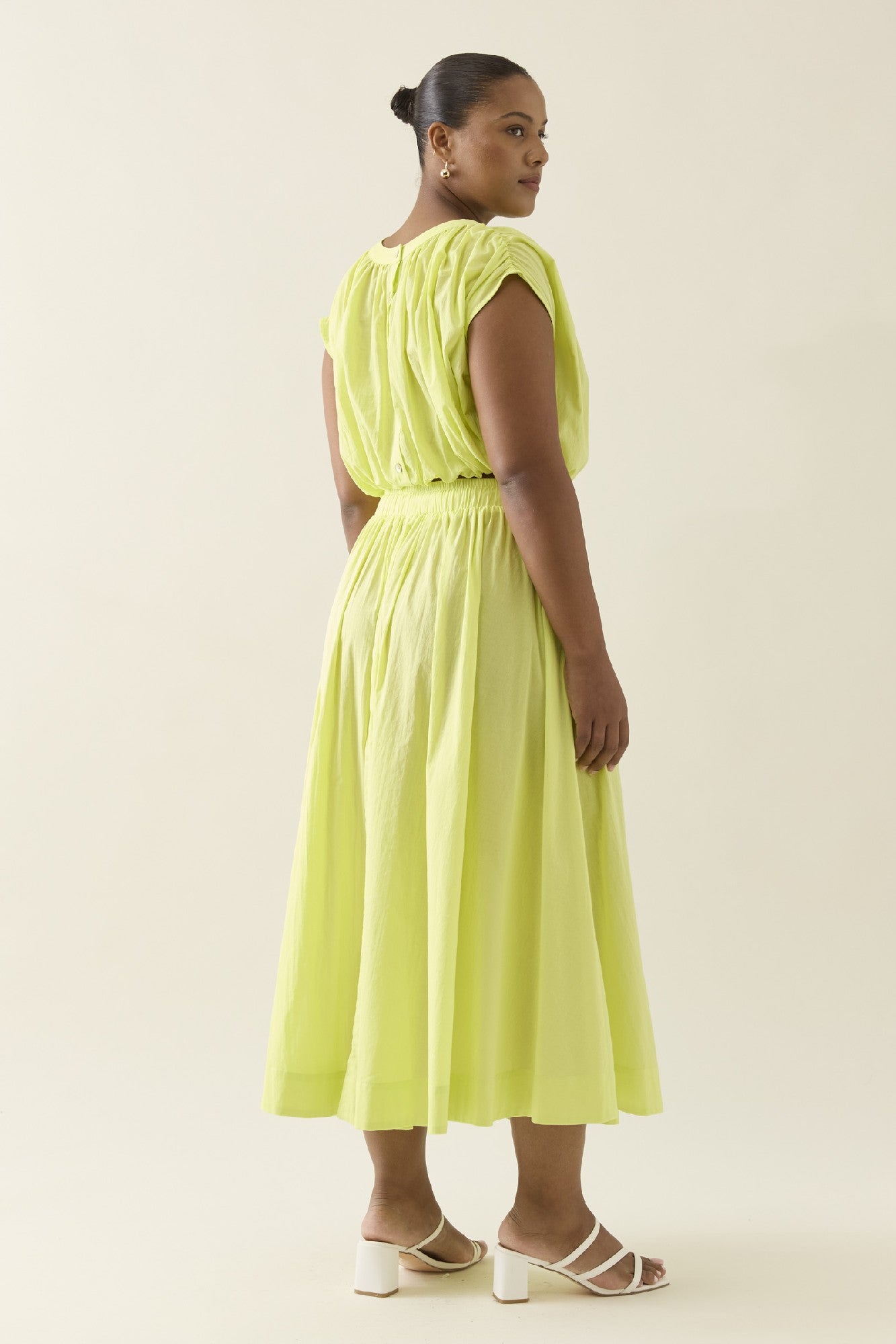 Aurora Reversible Crop Top Pomelo [sz:extra Small]