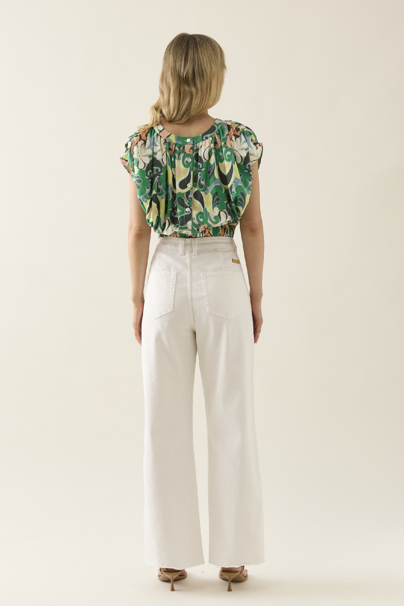 Aurora Reversible Crop Top Paisley [sz:extra Small]
