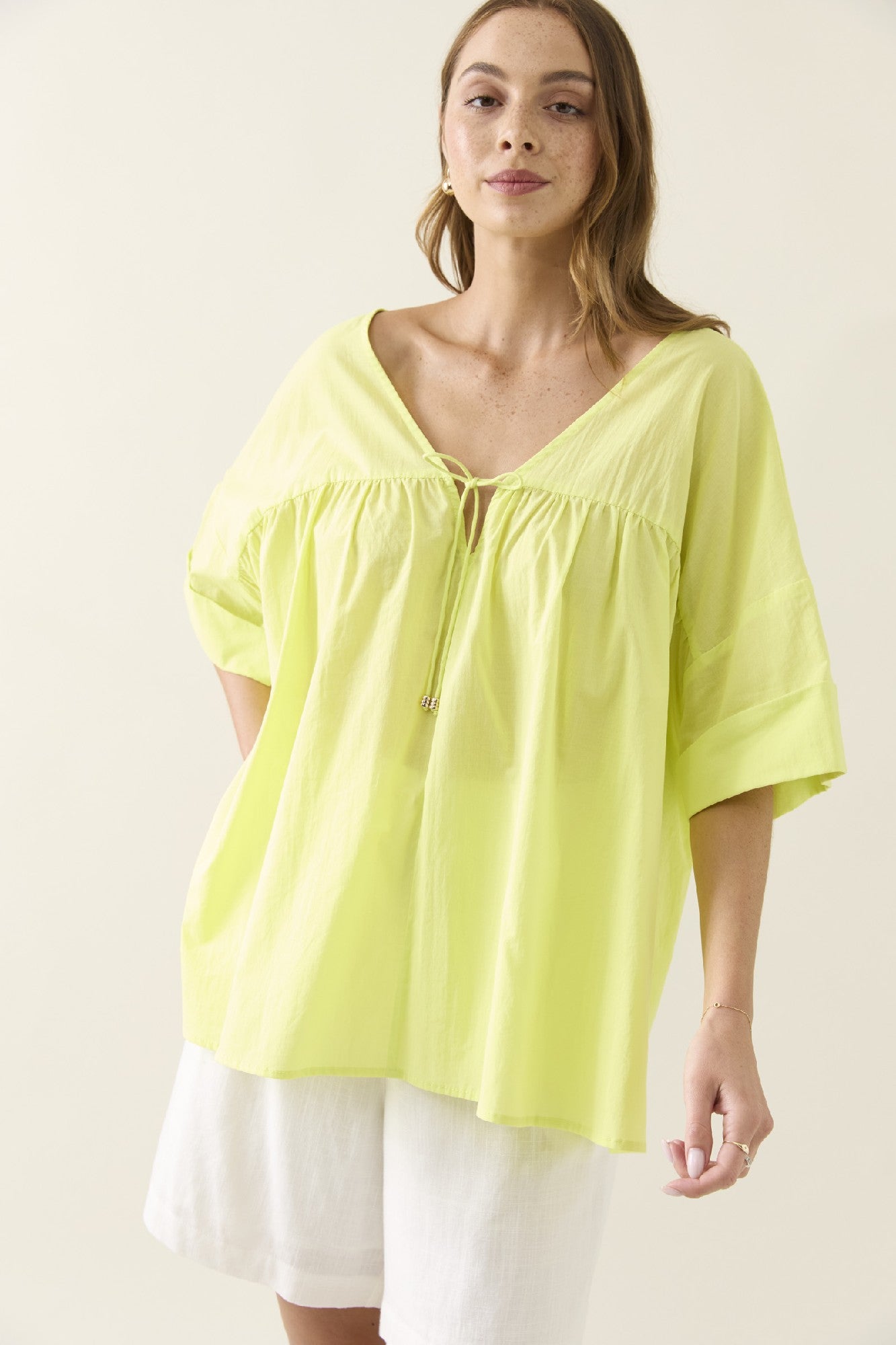 Aurora Relaxed Top One Size - Pomelo