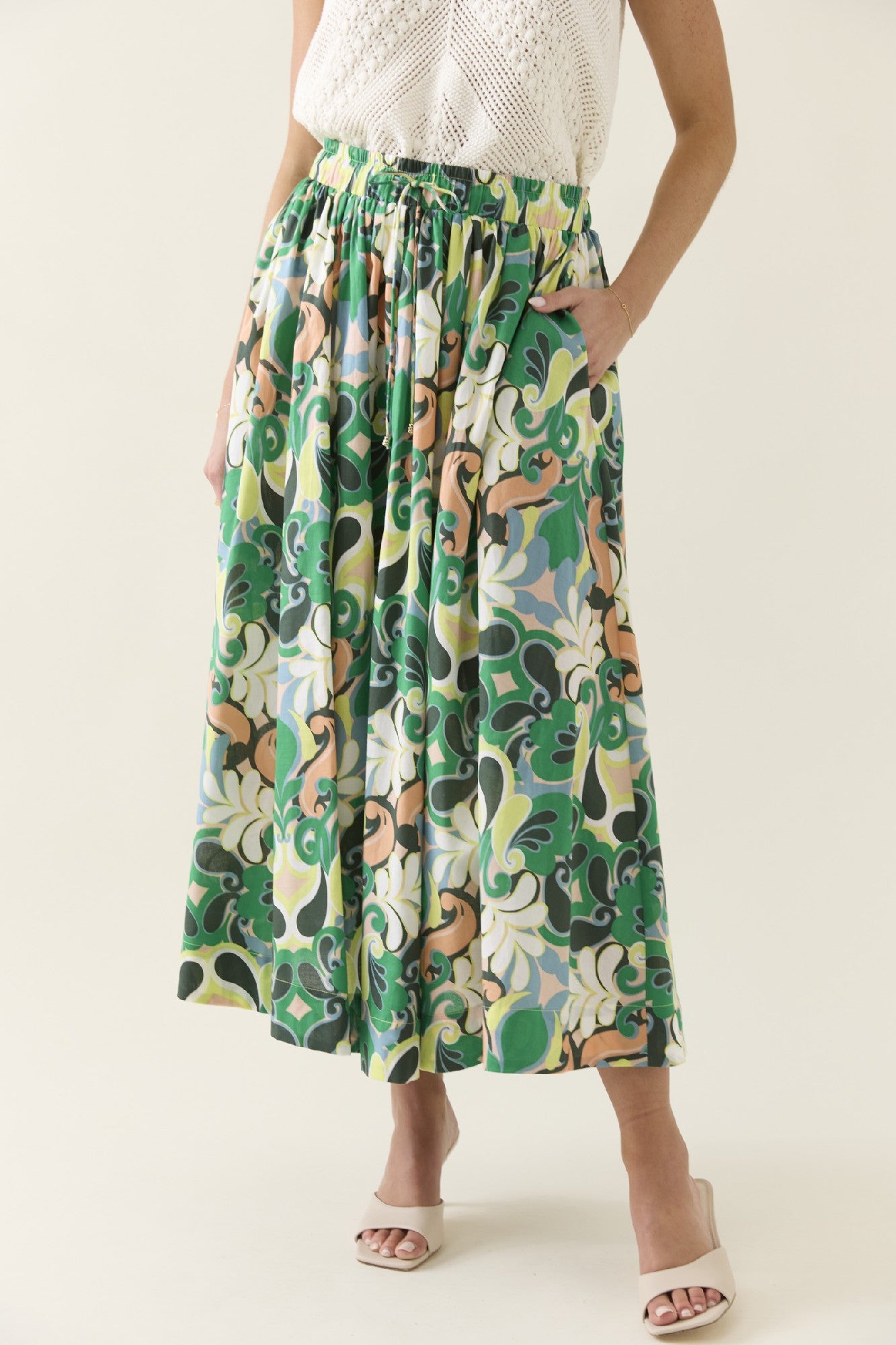 Aurora Maxi Skirt Paisley [sz:extra Small]