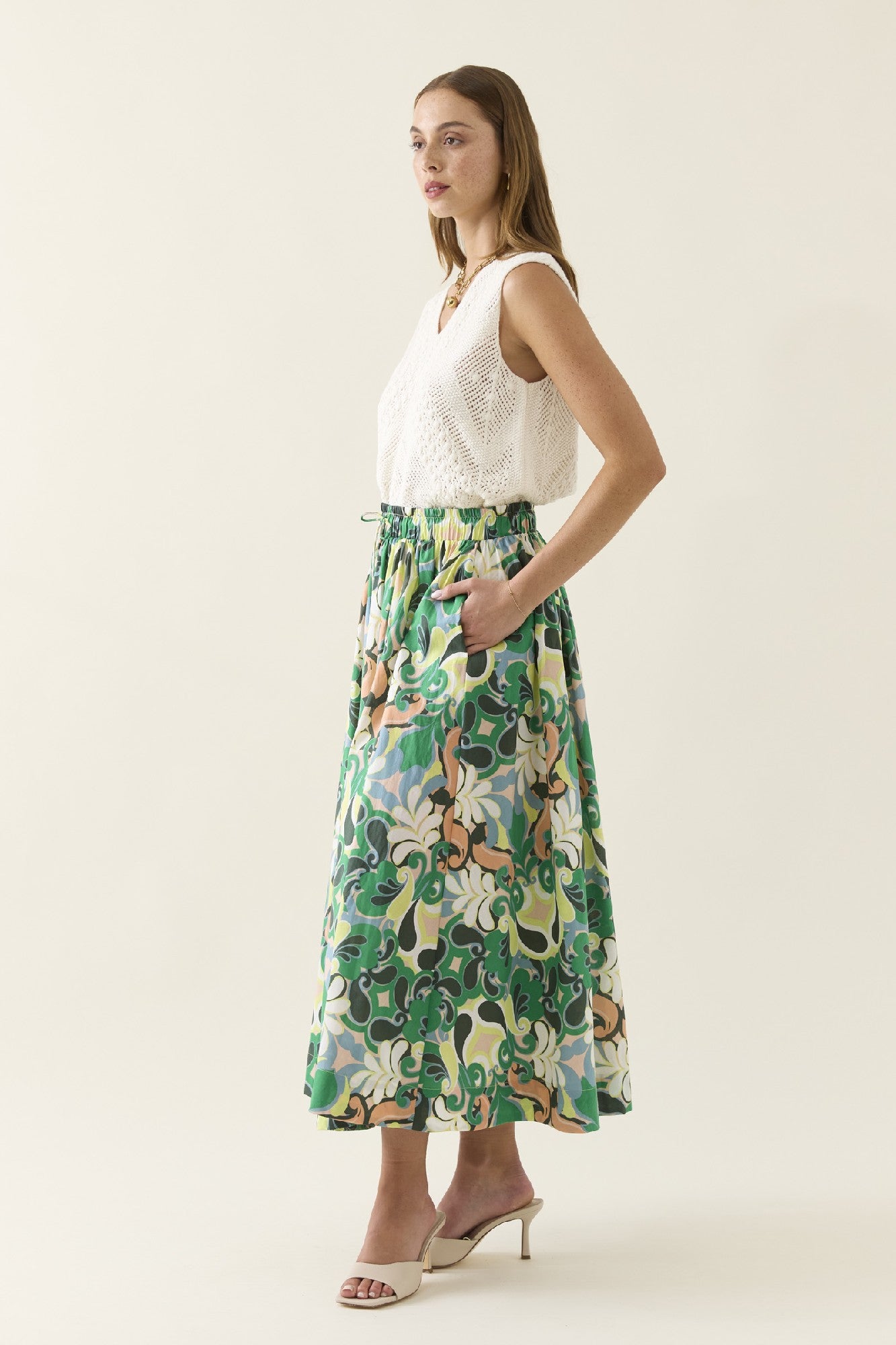 Aurora Maxi Skirt Paisley [sz:extra Small]