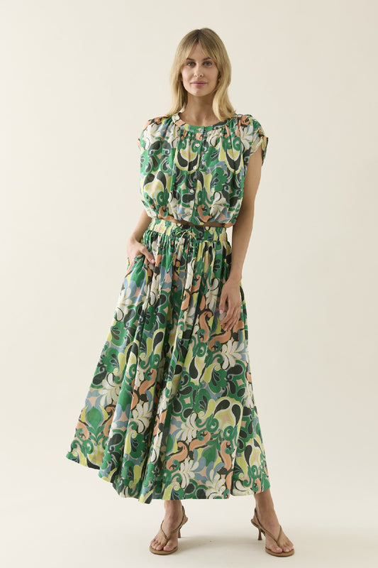 Aurora Maxi Skirt Paisley [sz:extra Small]