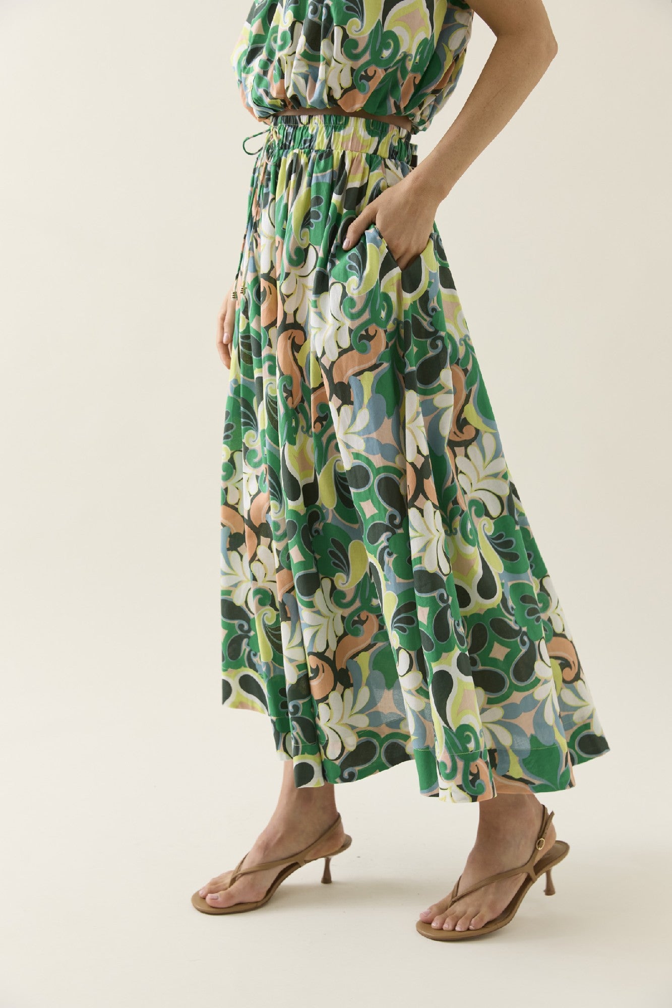 Aurora Maxi Skirt Paisley [sz:extra Small]