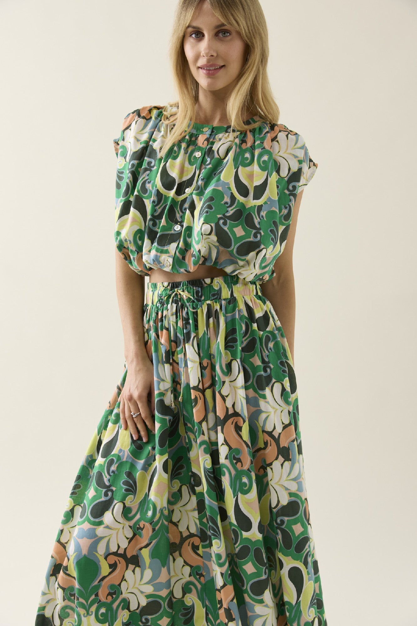 Aurora Maxi Skirt Paisley [sz:extra Small]