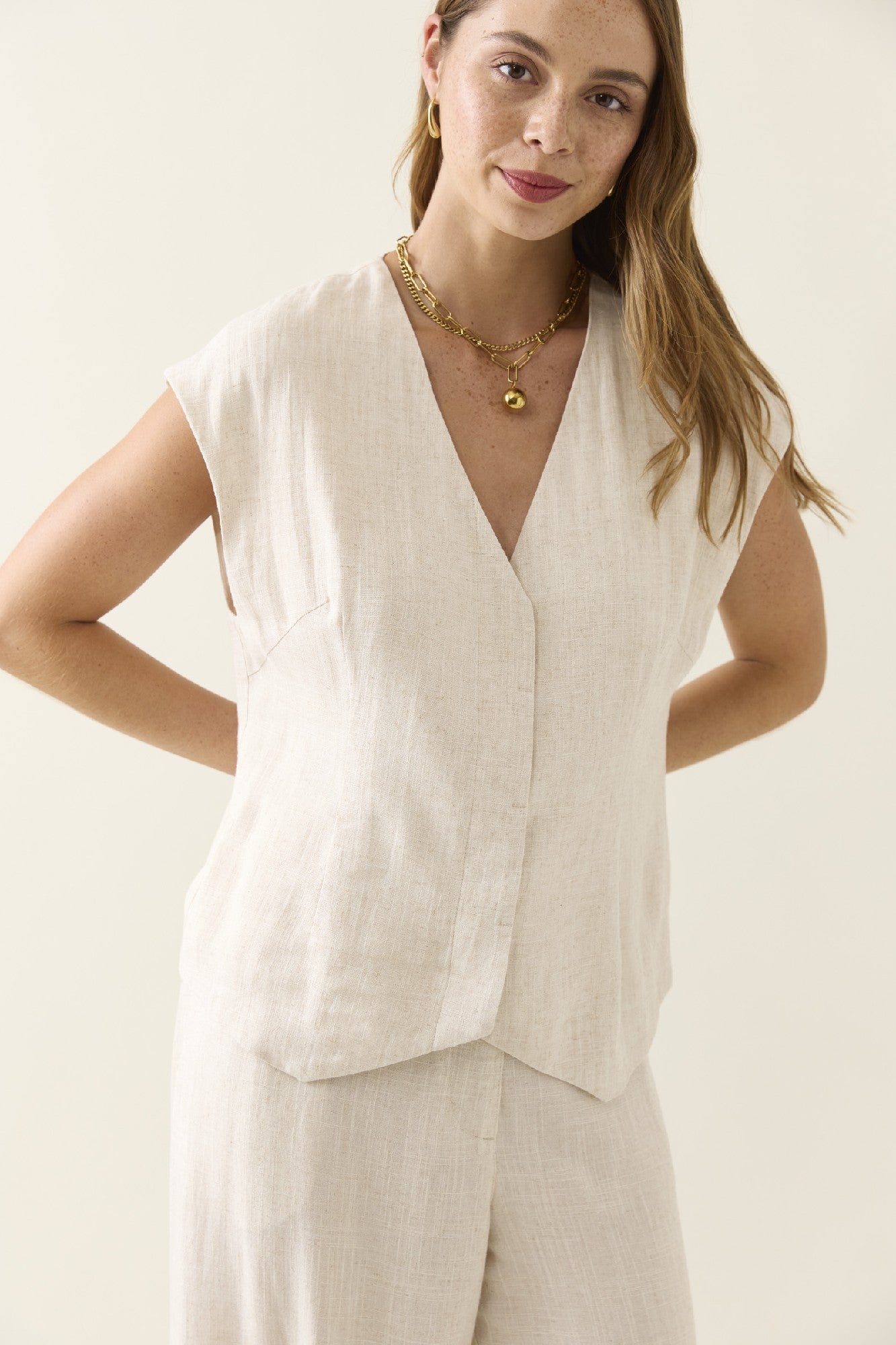 Ingrid Vest Canvas [sz:extra Small]