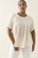 Ingrid Pleat Top Canvas [sz:small]