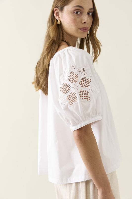 Nilsa Button Top Lotus [sz:small]