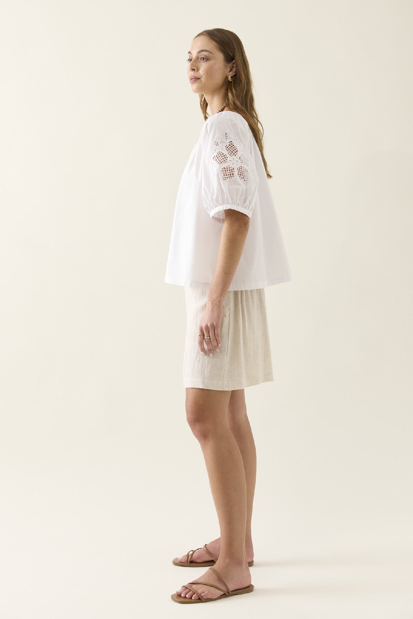 Nilsa Button Top Lotus [sz:small]