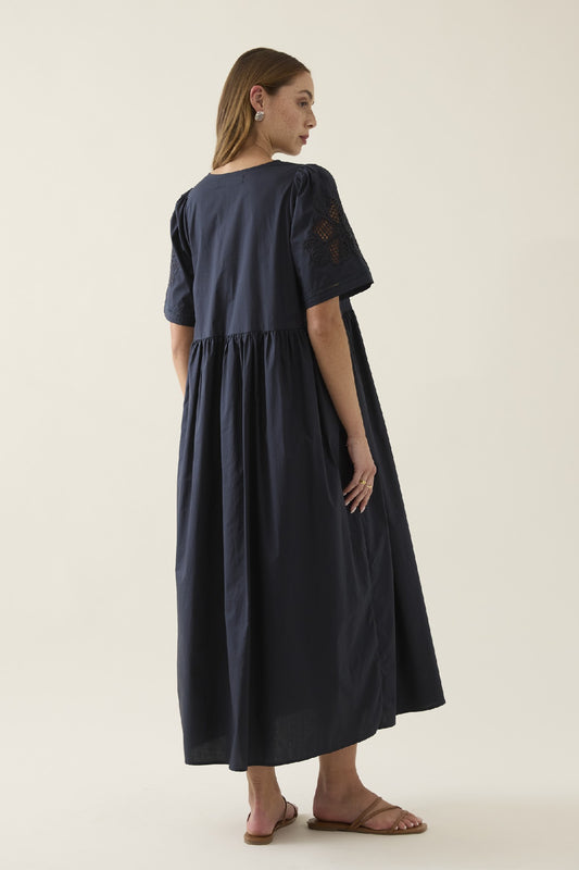 Nilsa Dress Navy [sz:small]