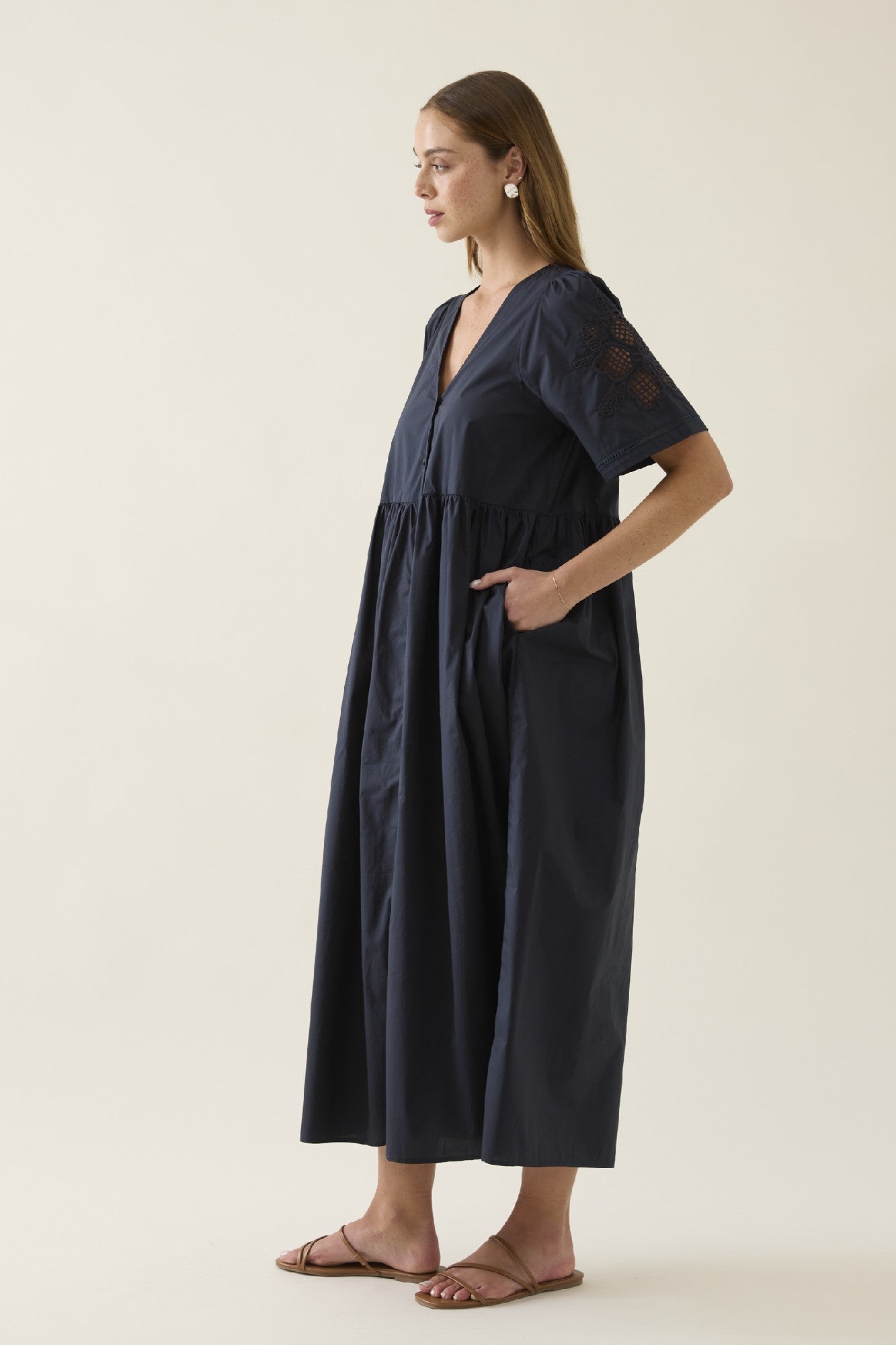 Nilsa Dress Navy [sz:small]