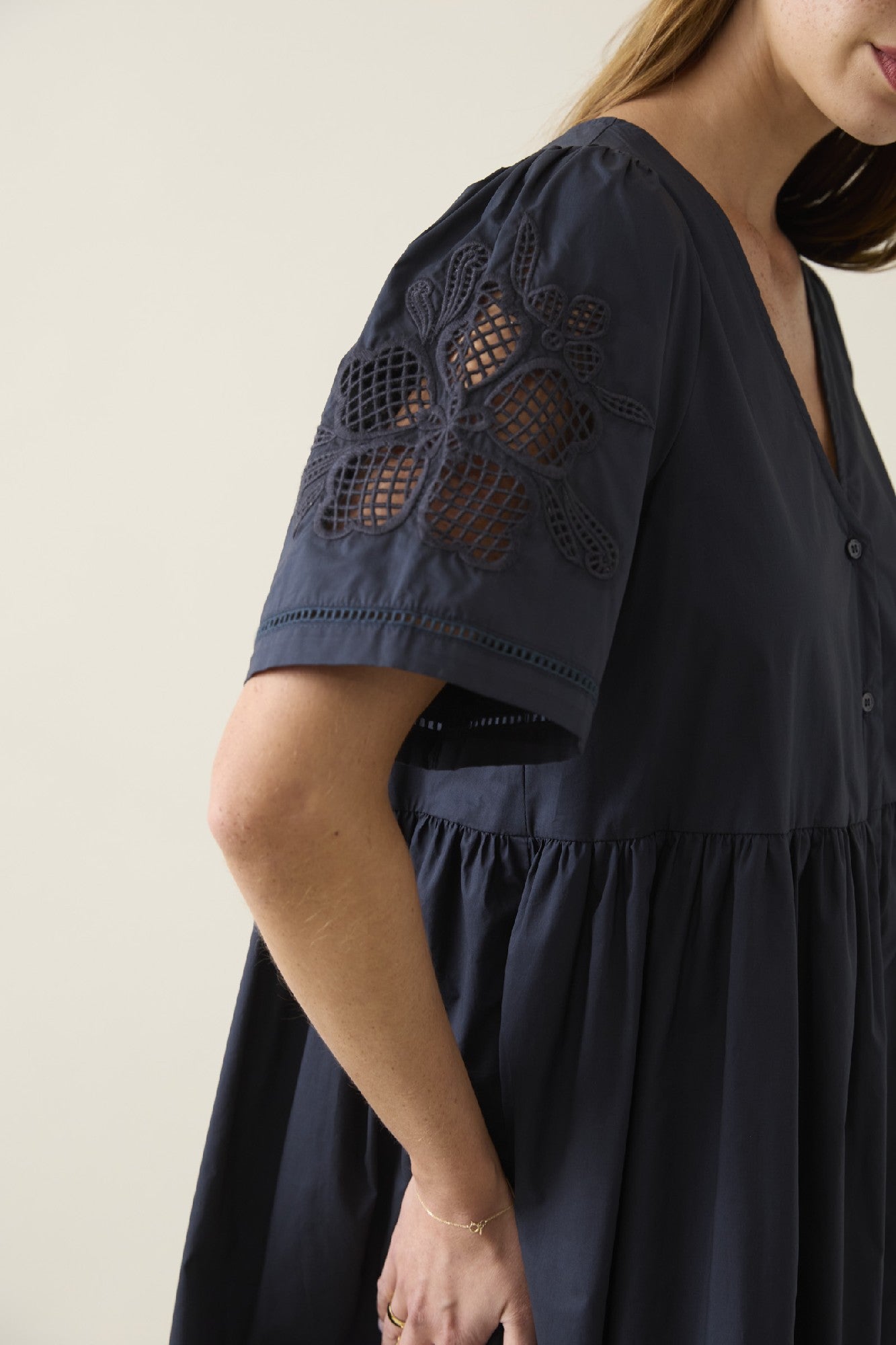 Nilsa Dress Navy [sz:small]