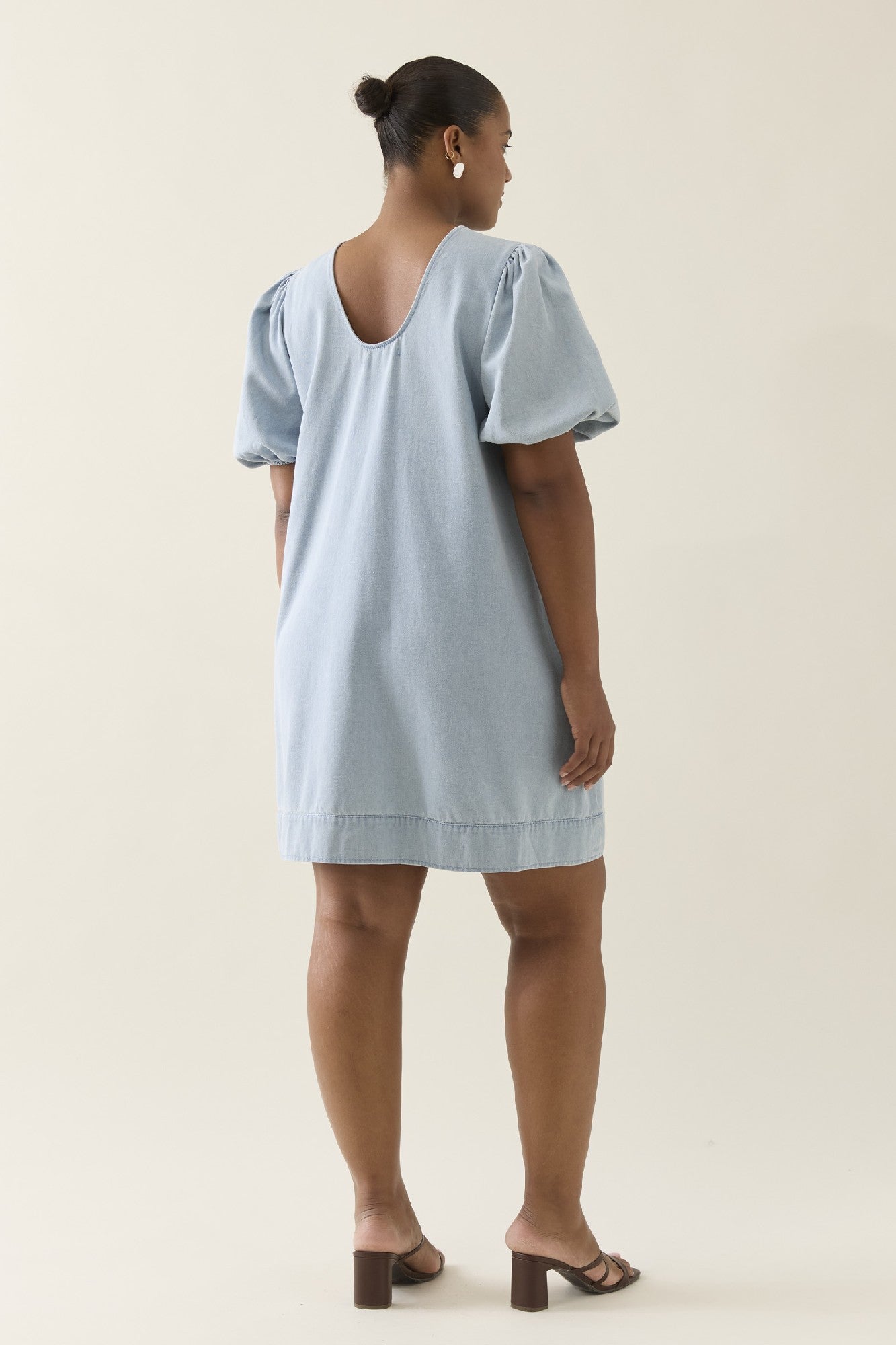 Sofie Denim Dress Sky [sz:small]