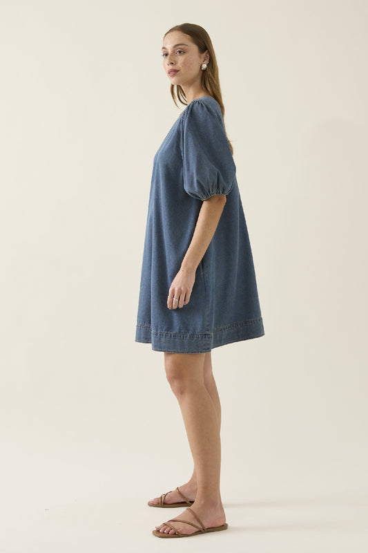 Sofie Denim Dress Drift [sz:small]