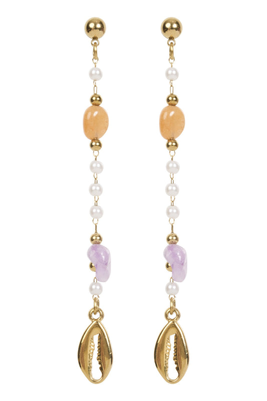 Brasilia Mix Earring - Cowrie