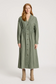 Bodhi Denim Dress Olive [sz:small]
