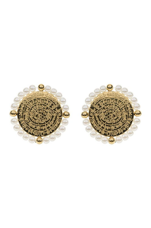 San Pearl Earring - Pearl Coin