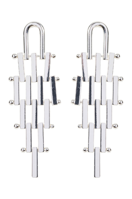 Darby Drop Earring - Silver