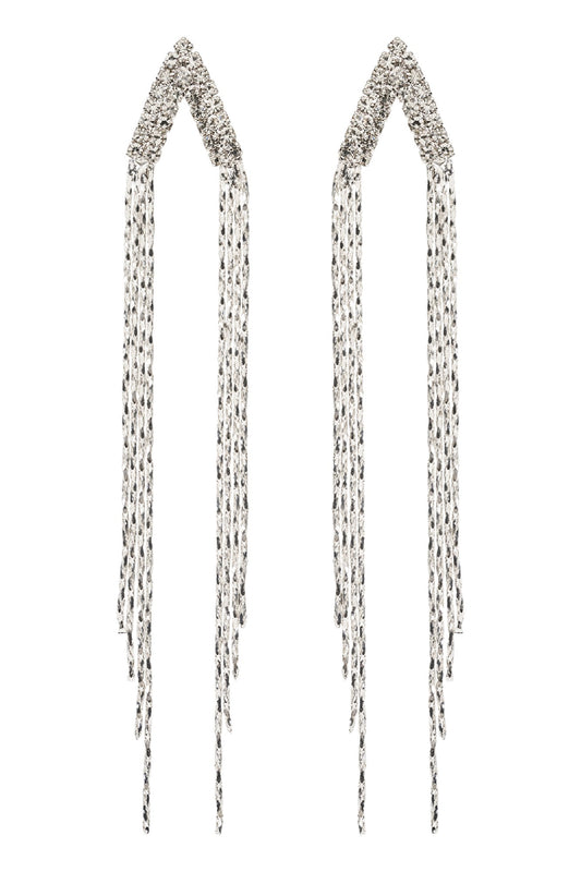Darby Glo Mesh Earring - Silver