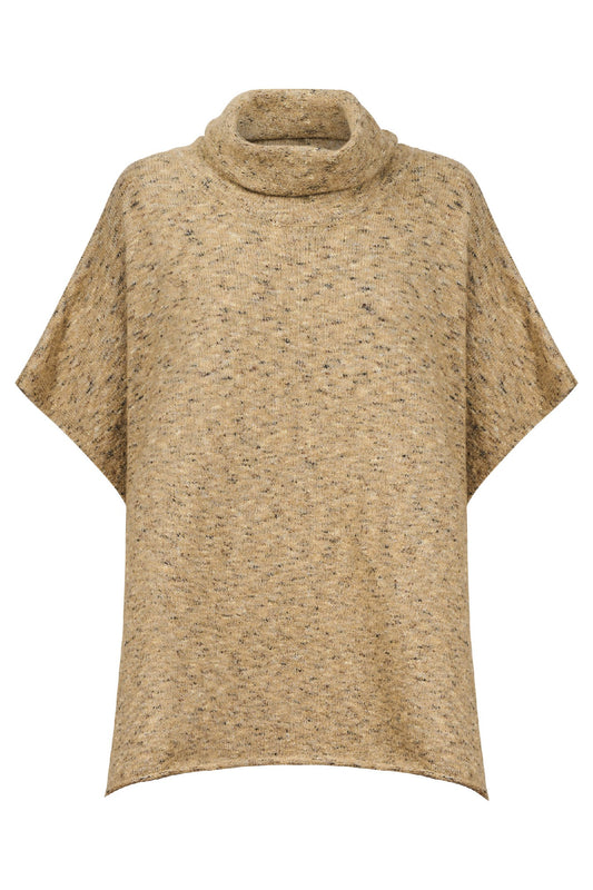 Zarda Poncho One Size - Mocha