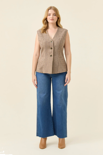 Cassidy Vest Taupe [sz:small]
