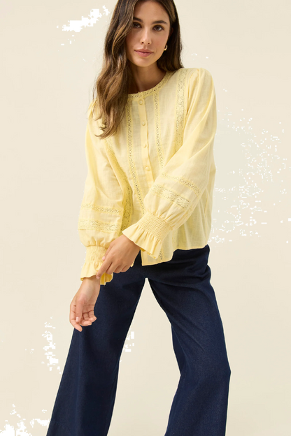 Maeve Shirt Butter [sz:small]