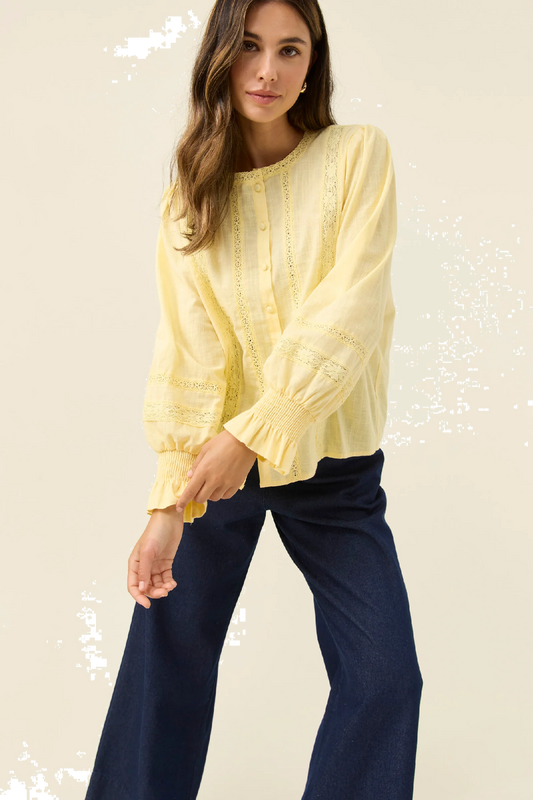 Maeve Shirt Butter [sz:small]