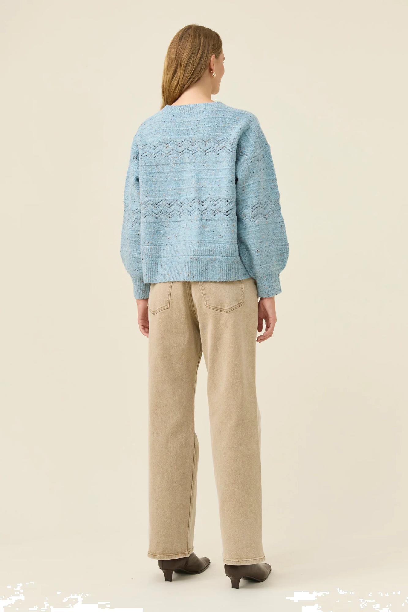 Mckenna Diamond Jumper Ice Blue [sz:small]