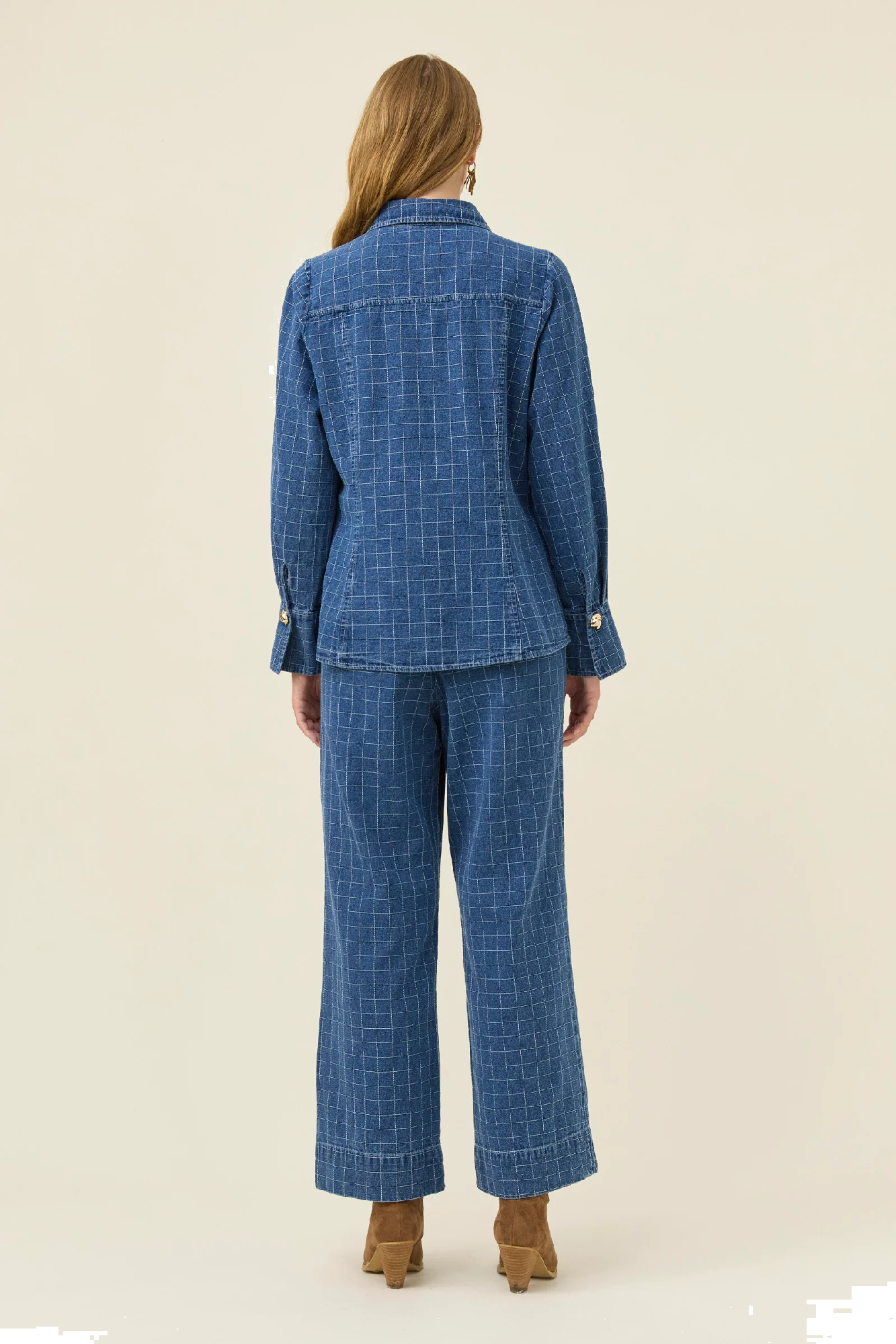 Sloane Denim Shirt Check [sz:small]