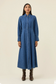 Sloane Denim Maxi Dress Check [sz:small]