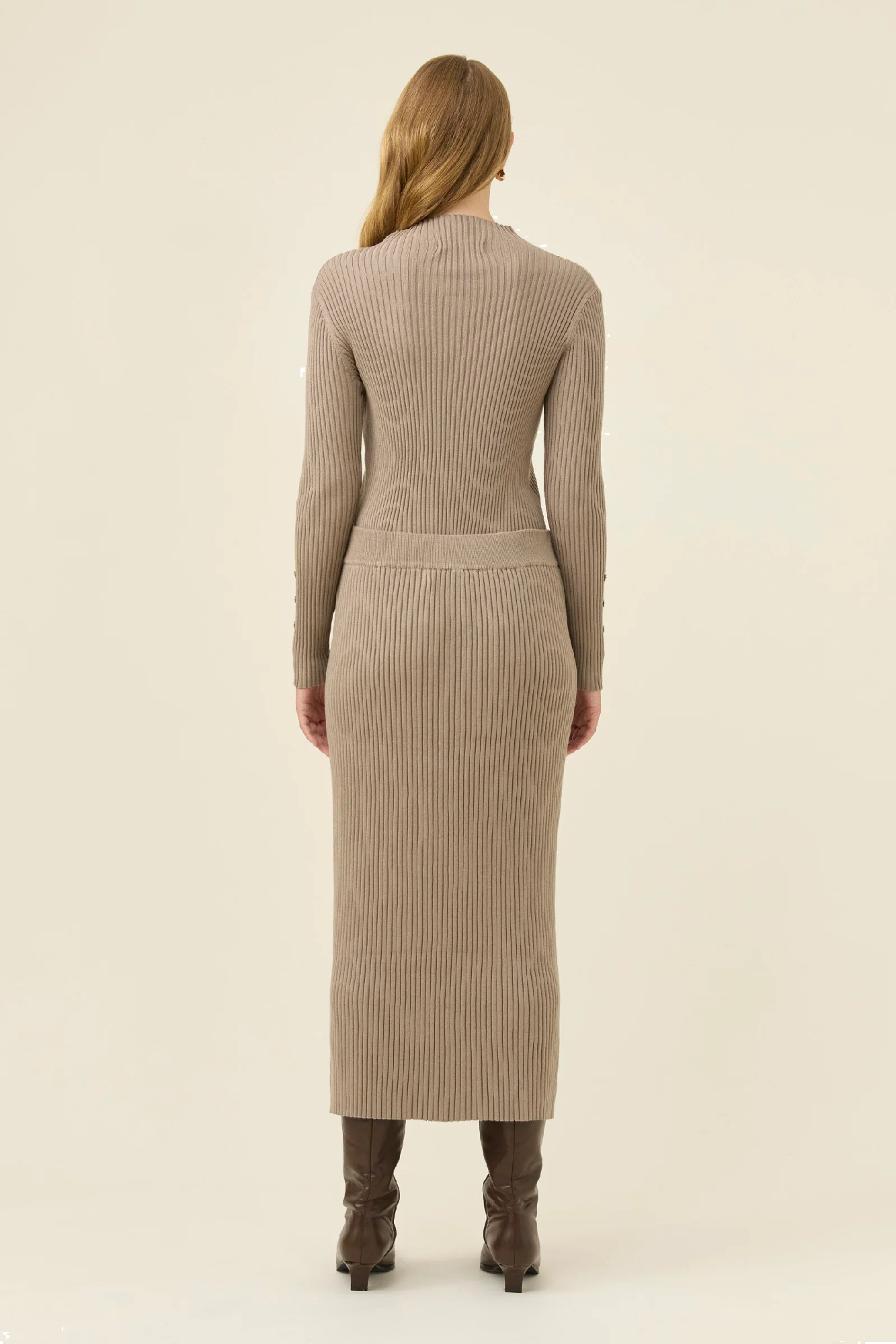 Juno Knit Skirt Stone [sz:small]