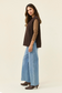 Miru Crew Knit Vest Chocolate [sz:small]