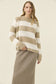 Pallas Stripe Jumper Stone [sz:extra Small]