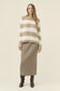 Pallas Stripe Jumper Stone [sz:extra Small]