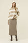 Pallas Stripe Jumper Stone [sz:extra Small]