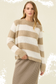 Pallas Stripe Jumper Stone [sz:small]