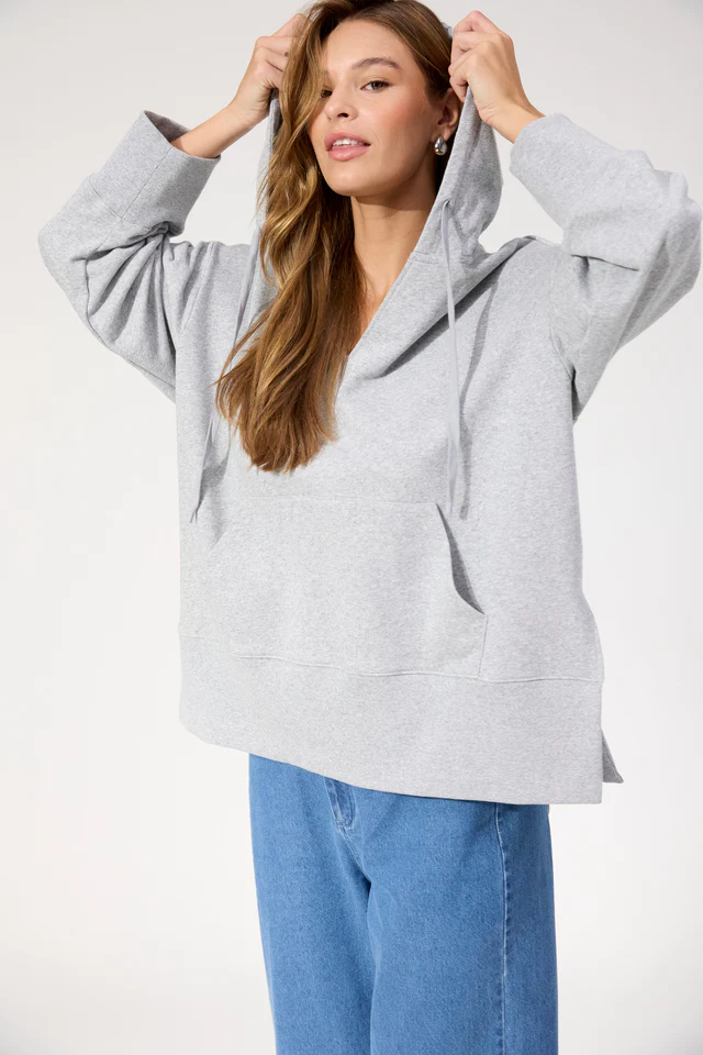 Boston Sweat Hoodie Grey [sz:small]