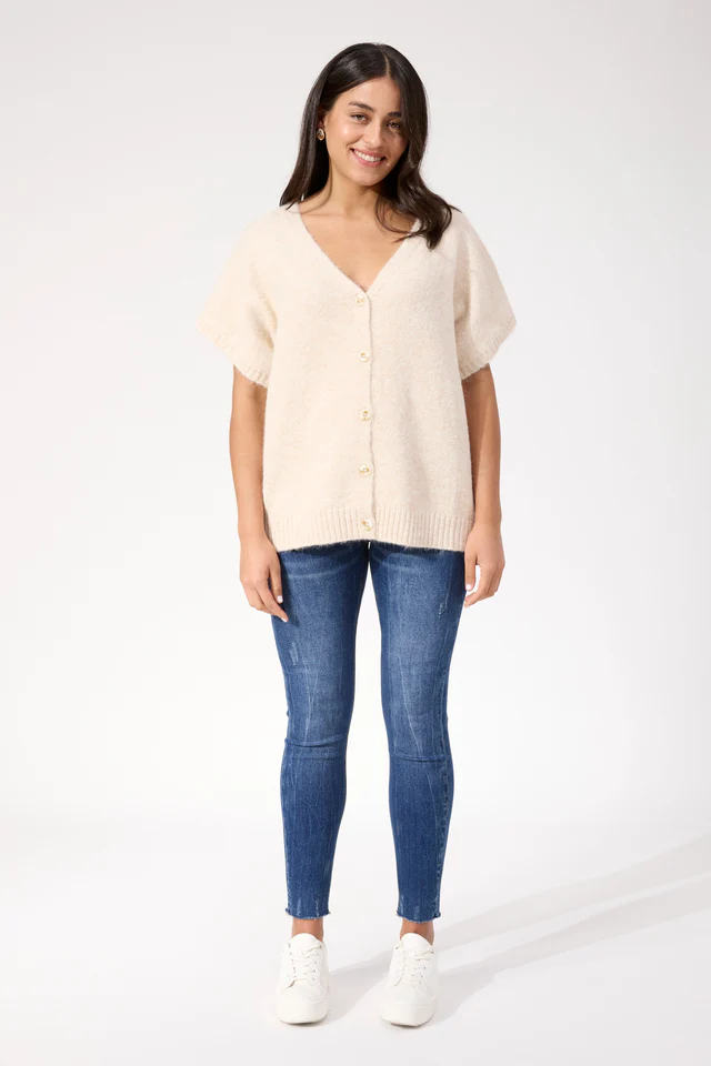 Valenza Knit Vest Natural [sz:small]