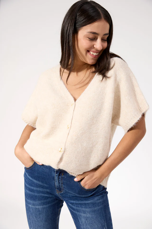 Valenza Knit Vest Natural [sz:small]
