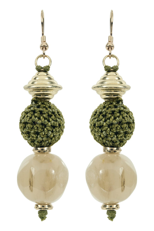 Oman Earring - Pampas Crochet