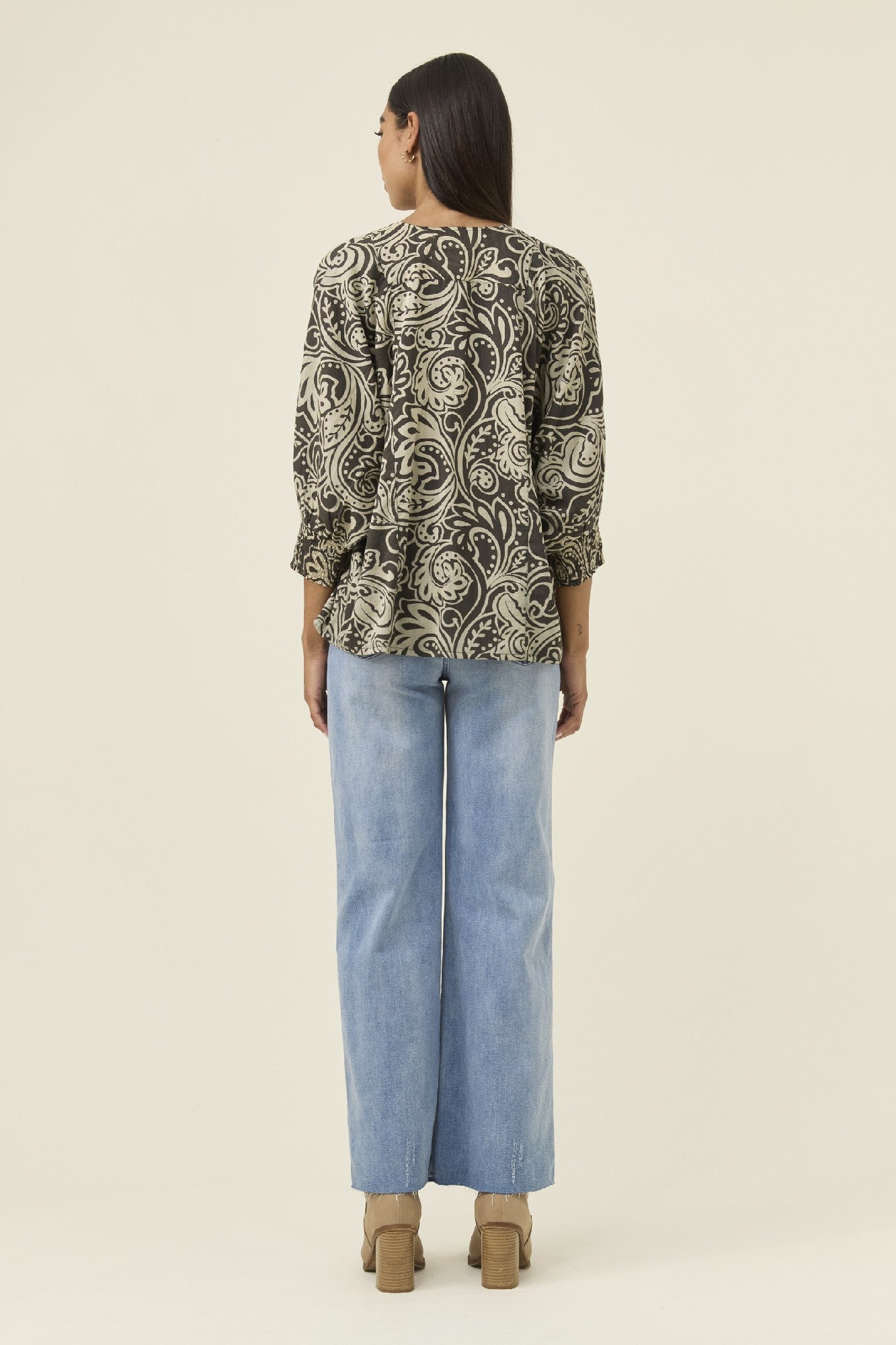 Wilma Top Stone Paisley [sz:small/medium]