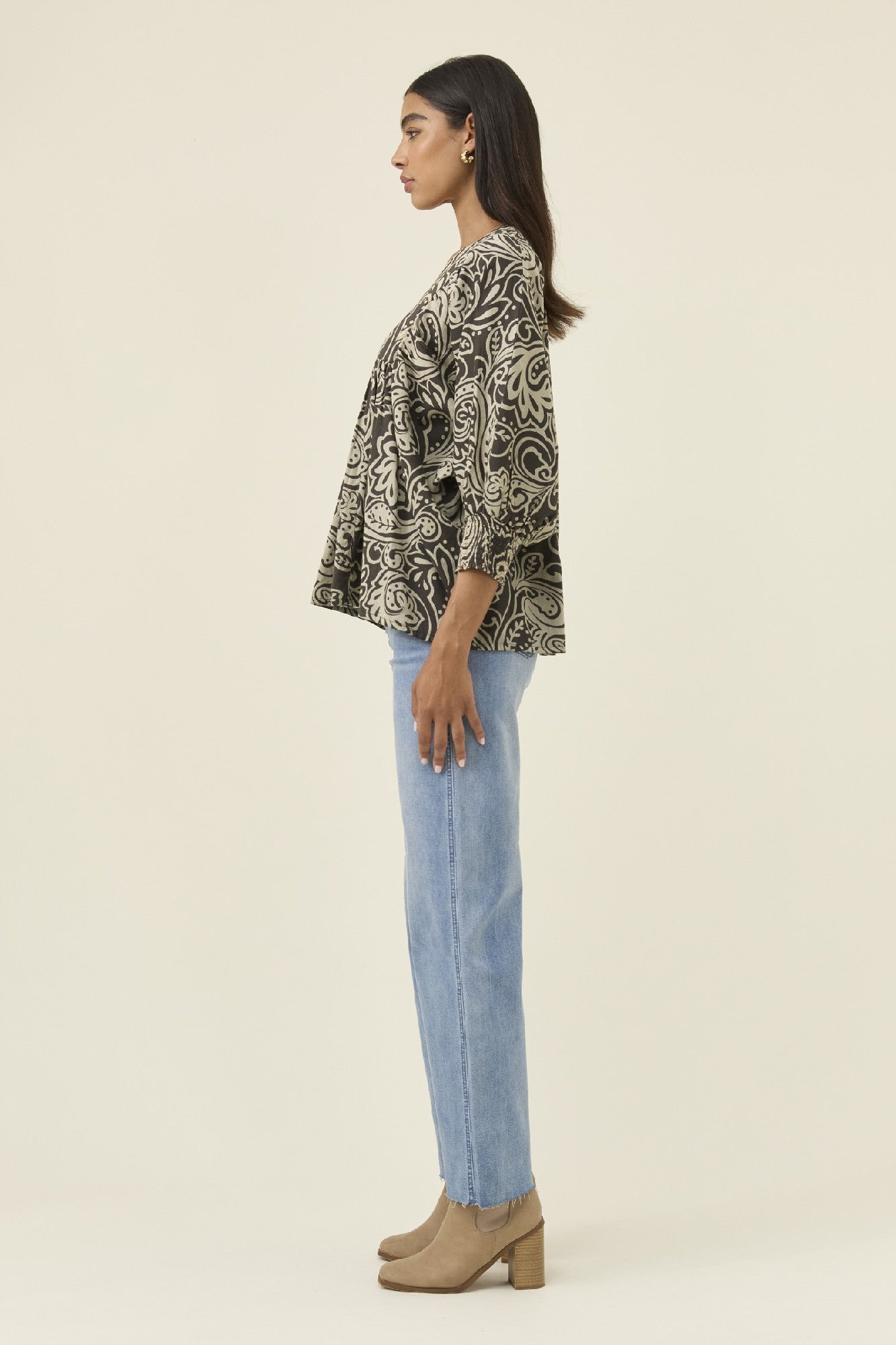 Wilma Top Stone Paisley [sz:small/medium]