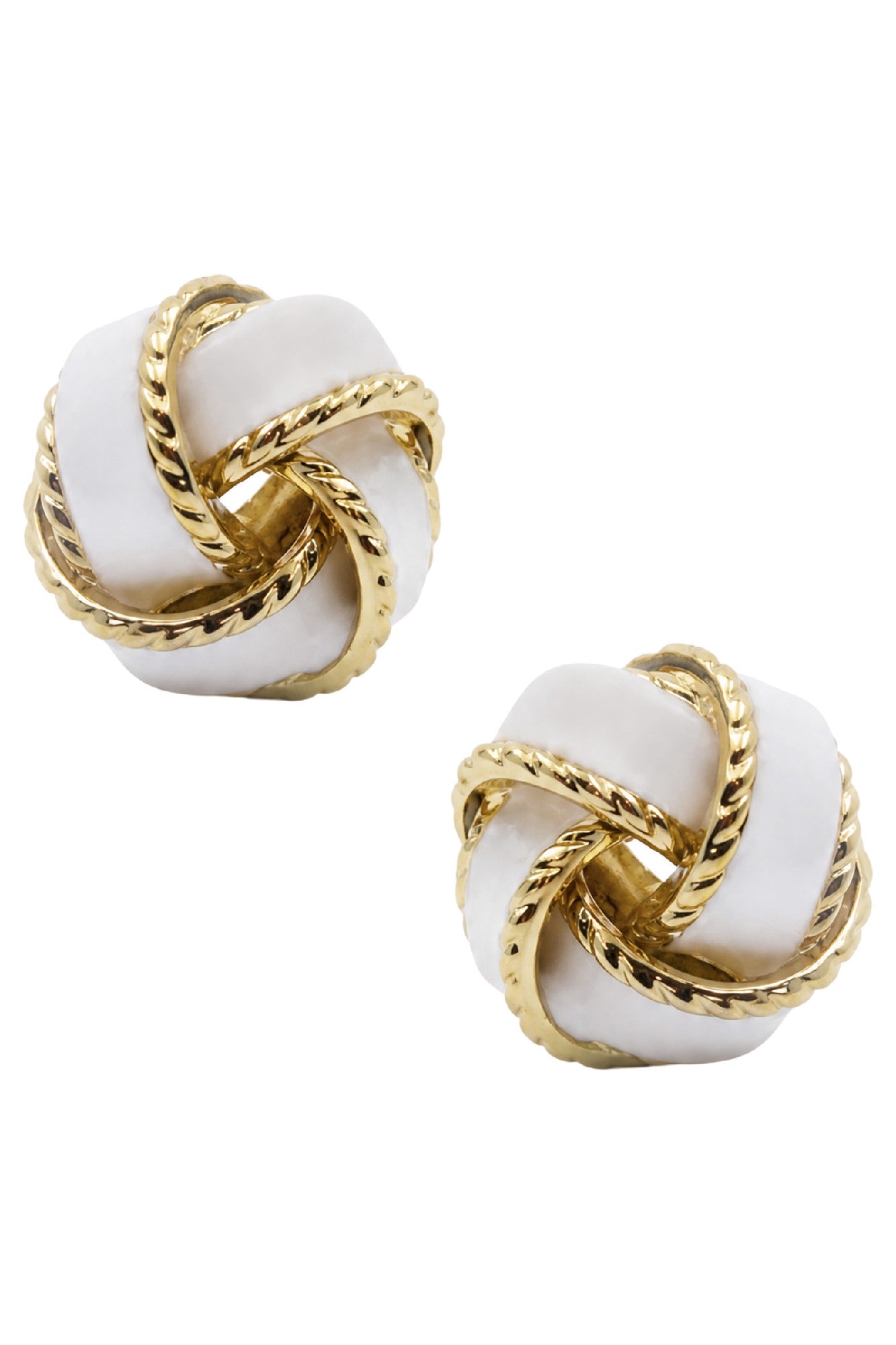 Coast Stud Earring - White