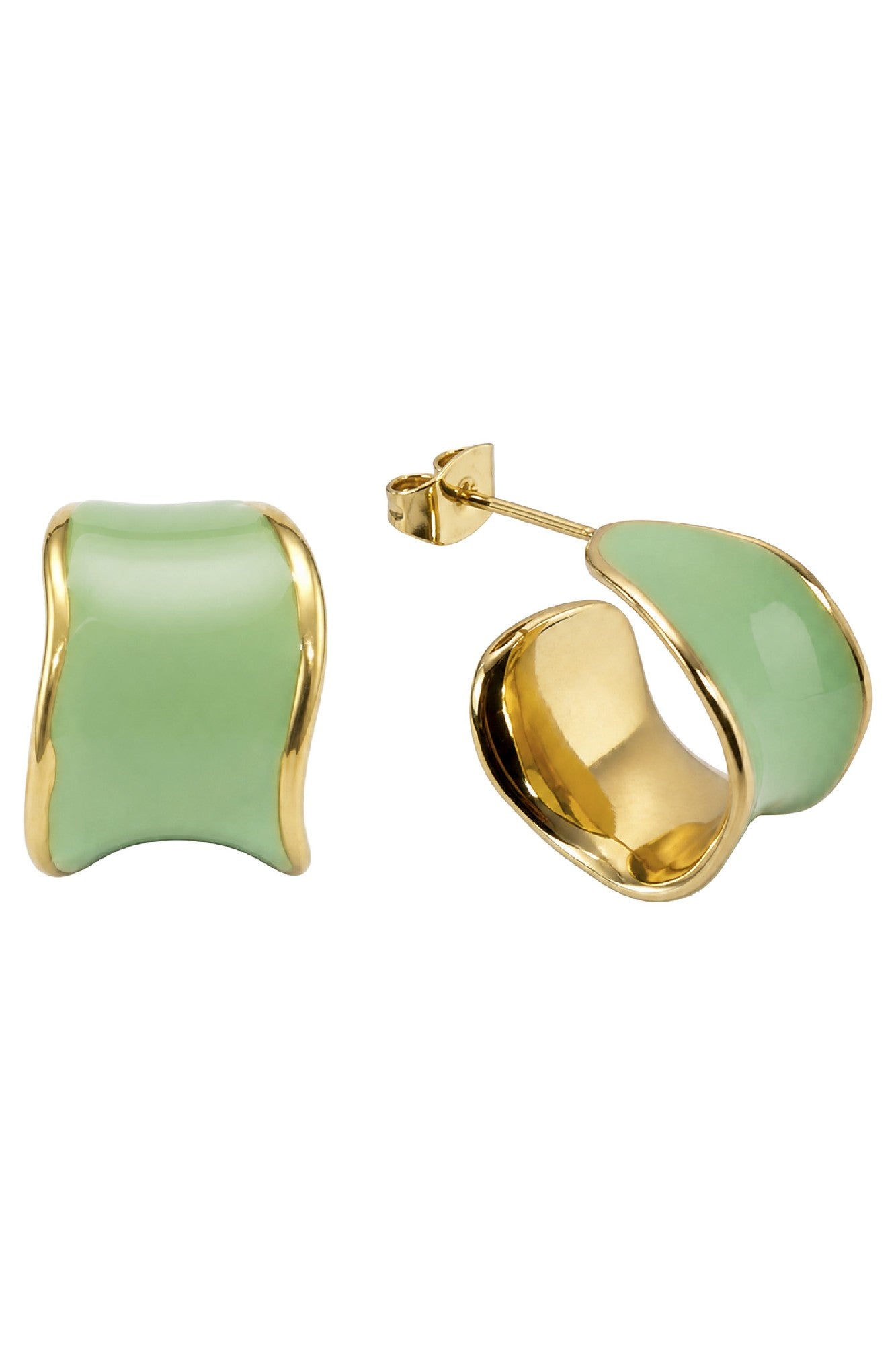 Coast Cuff Earring - Lime
